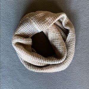 Ivory Knit Infinity Scarf